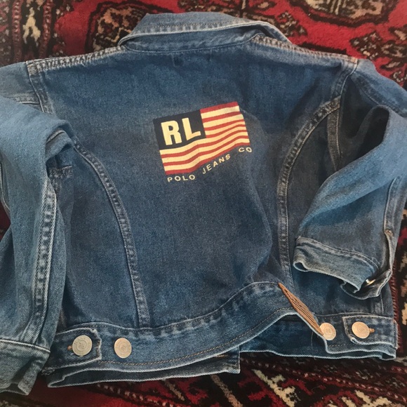 polo blue jean jacket